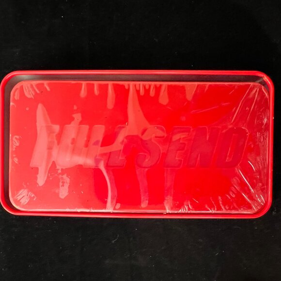 Nelk Boys Full Send Skateboard Wax with Solid Red Stashbox Tin Case NIB - Picture 3 of 3